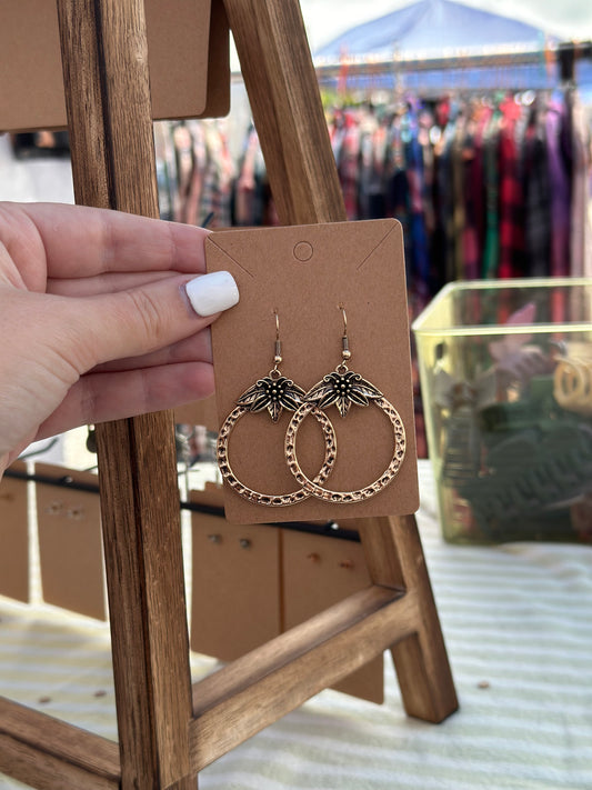 Gold Bohemian Hoops