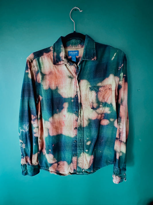 Green Cloud Flannel